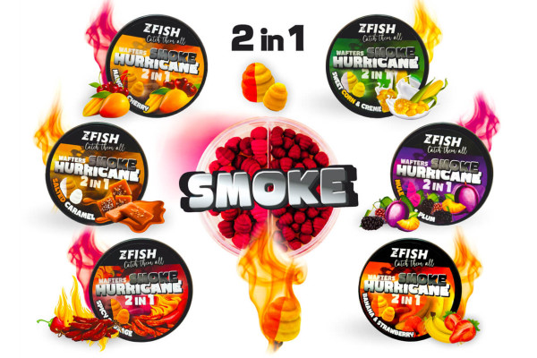 ZFISH Smoke Hurricane Wafters 2in1