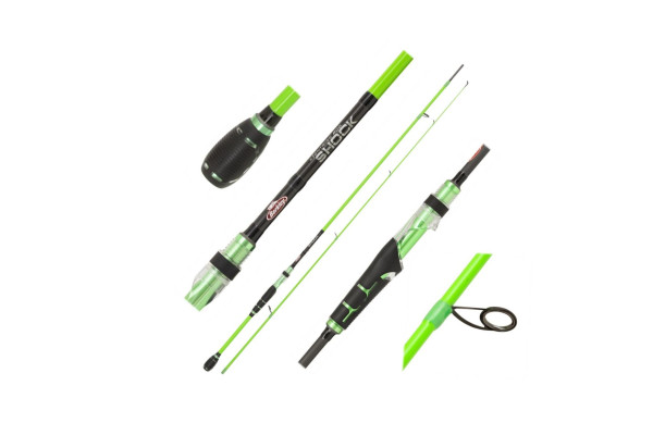 Přívlačový prut Berkley Lighting Shock Green Spin L 2,10m 2-15g Přívlačový prut Berkley Lighting Shock Green Spin L 2,10m 2-15g