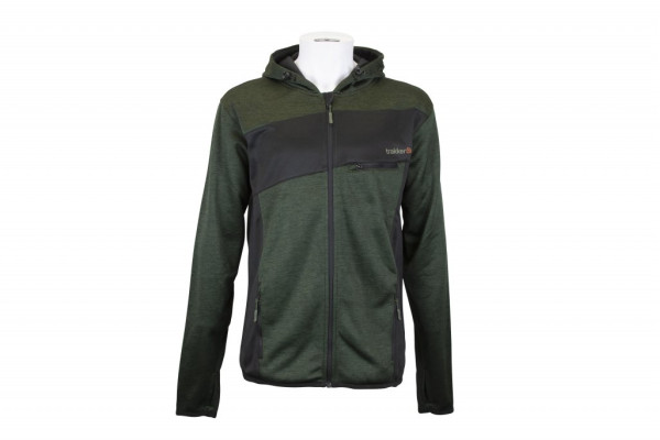 Trakker Mikina - Marl Fleece Back Hoody - Small