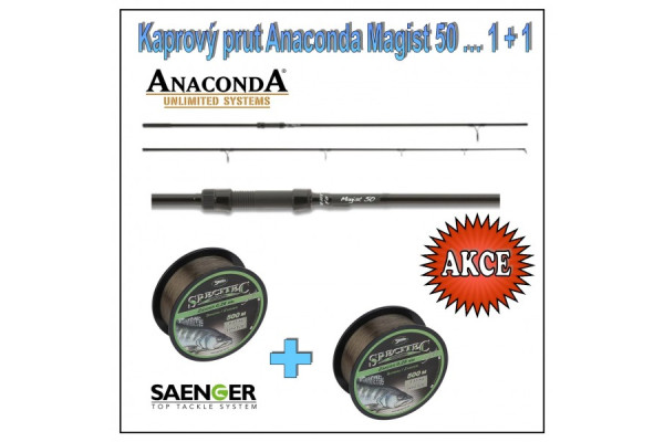 Kaprový prut Anaconda Magist 50 … 1 + 1