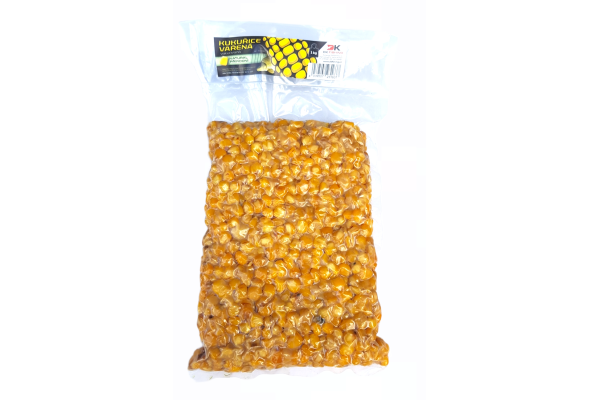 DK Fishing vařená kukuřice 1 kg, med