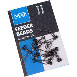 MAP průjezdy s karabinkou feeder beads 10ks