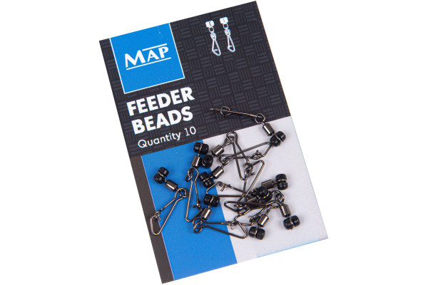 MAP průjezdy s karabinkou feeder beads 10ks
