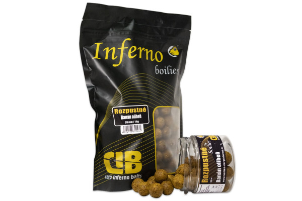 Carp Inferno Rozpustné Boilies Nutra Line Banán/Oliheň Carp Inferno Rozpustné Boilies Nutra Line Banán/Oliheň