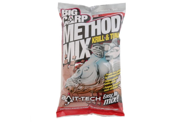 Bait-Tech krmítková směs Big Carp Method Mix Krill & Tuna 2 kg