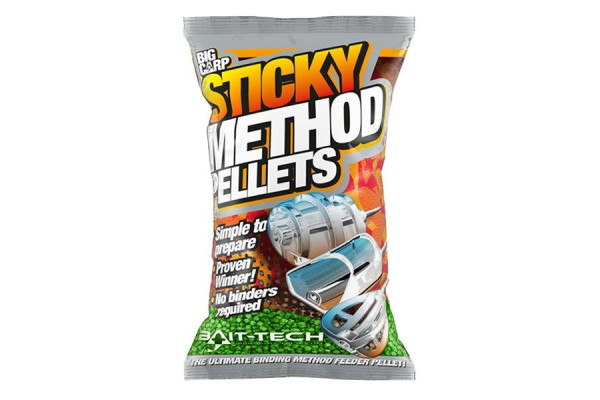 Bait-Tech pelety Sticky Method Micro Green 700 g