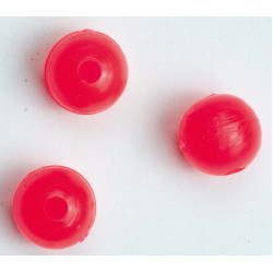 Aquantic korálky Lock Beads červená 4 mm 20 ks