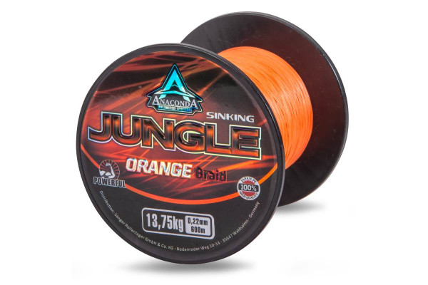 Anaconda šňůra Jungle Orange 0,30mm 600m