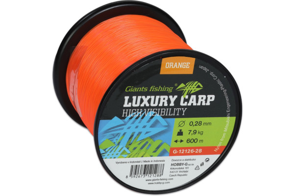 Giants fishing Vlasec Luxury Carp High-Visibility Orange 600m