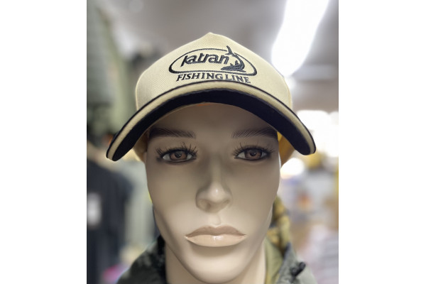 Katran Kšiltovka Cap  beige with black carp peak