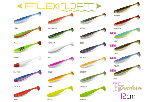 Umělá nástraha Delphin ZANDERA FlexiFLOAT UVs / 5ks