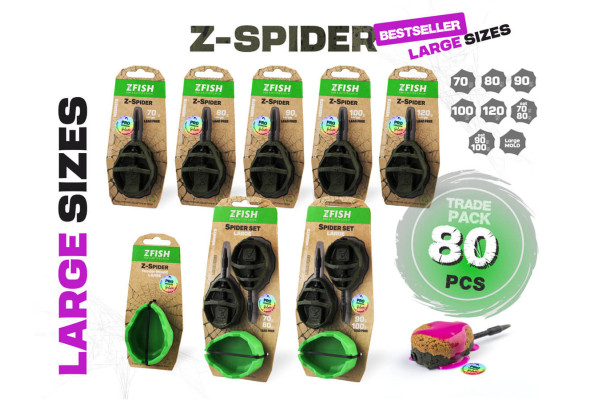 ZFISH Trade Pack Method Feeder Spider Large 80 ks