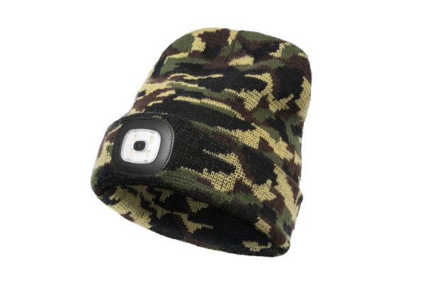 Zimní čepice Delphin CamouLED