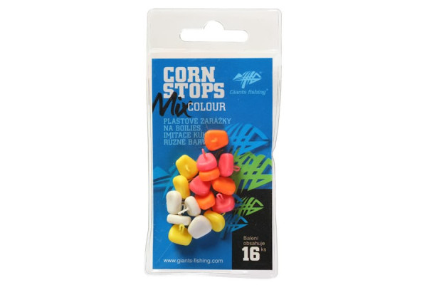 Giants fishing Zarážky Corn Stops Mix Colour (16ks)