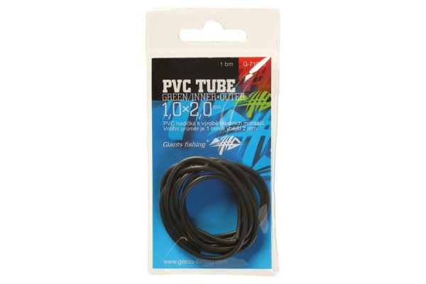 Giants fishing PVC hadička PVC Tube Green/InnerxOuter 2,0x3,0mm,1m