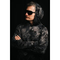 Giants fishing Funkční tričko s dlouhým rukávem UV50+Hoodie Camo Grey