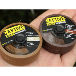 Captive Coated Hooklink - Brown