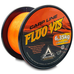 Anaconda vlasec Fluo Vis 0,36 mm 1200 m oranžová