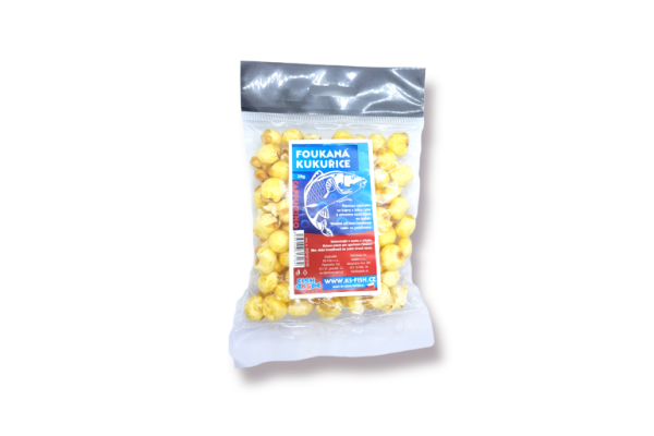 KS Fish foukaná kukuřice 20g, capuccino