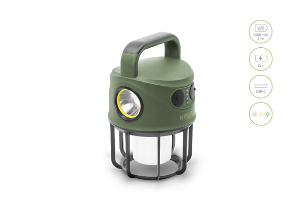 Kempingová lampa Delphin Multix