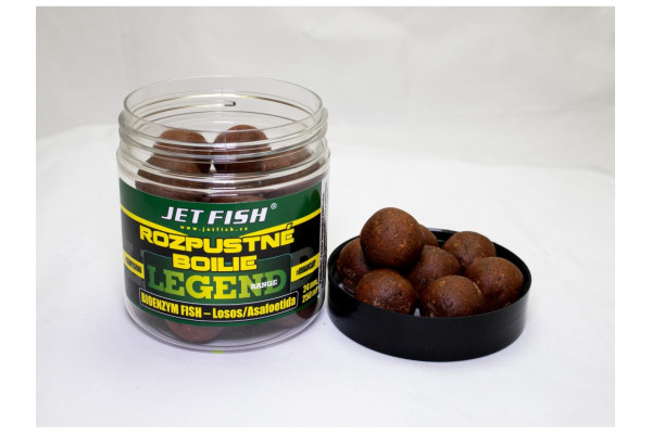 250ml-24mm Legend Range - Rozpustné boilie : BIOENZYM FISH - LOSOS