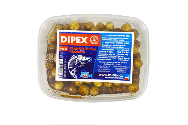 KS Fish Dipex 100 ml, frankfurtská klobása
