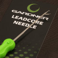 Gardner Jehla na olověnou šňůrku Leadcore Splicing Needle, zelená