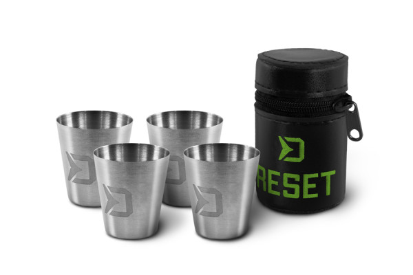 Set nerezových pohárků Delphin RESET 4v1