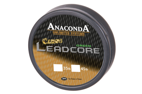 Anaconda pletená šňůra Camou Leadcore 45 lb zelená