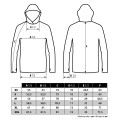 Giants fishing Funkční tričko s dlouhým rukávem UV50+Hoodie Blue