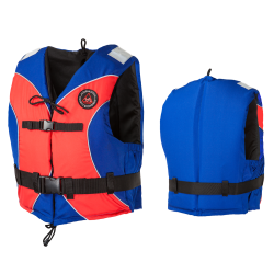 vesta plávacia Aquarius Standard červeno-modrá
