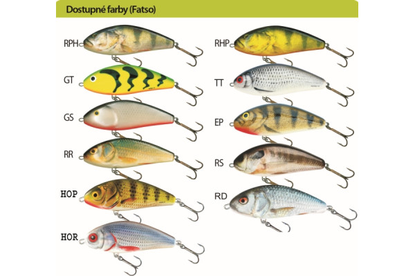 Salmo rybářský woblery Fatso F10S