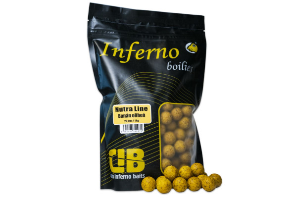 Carp Inferno Boilies Nutra Line - Banán/Oliheň Carp Inferno Boilies Nutra Line - Banán/Oliheň