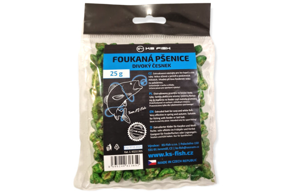 KS Fish foukaná pšenice 25g česnek
