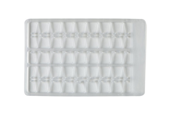 Boilie stoppers V small (clear) 48pcs rack