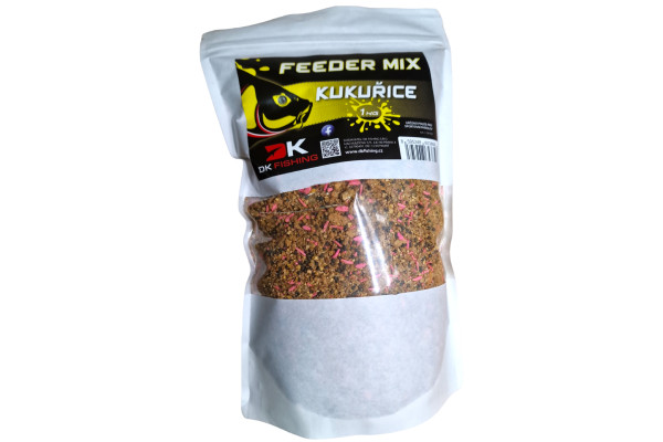 DK FISHING Feeder mix kukuřice 1kg