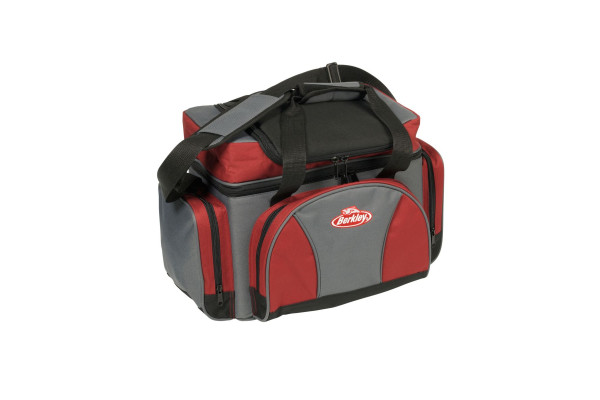 Přívlačová taška s krabičkami Berkley System Bag Grey Red XL