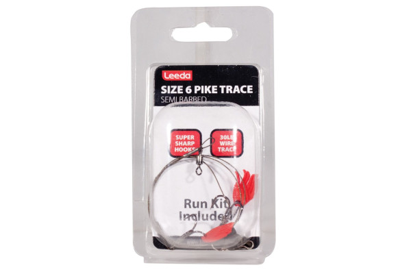 Dravcový systémek Leeda Pike Trace Semi-Barbed vel.6