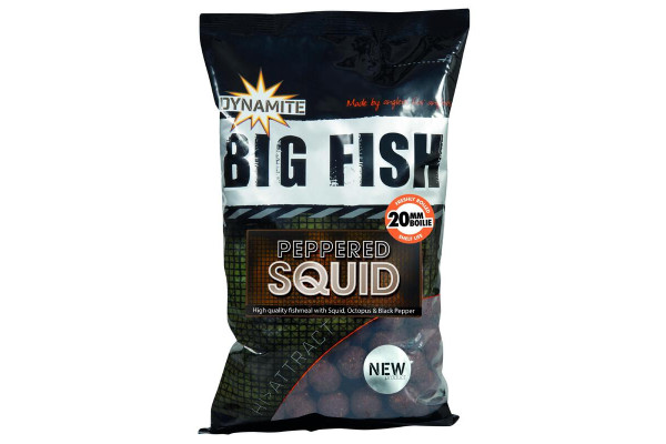 Dynamite Baits Boilies Big Fish Peppered Squid 20 mm 1 kg