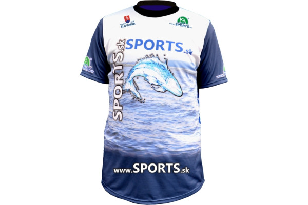 Dres SPORTS s logem ryby