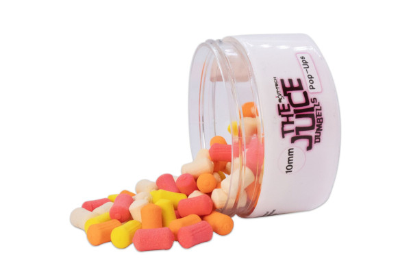 Bait-Tech plovoucí nástraha The Juice Dumbells - Pop-Ups 10 mm 100 ml