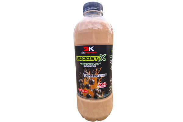 DK FISHING fermentovaný booster BOOOST-X monster crab 1 litr