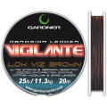 Gardner Splétaná šňůra Vigilante brown 20m