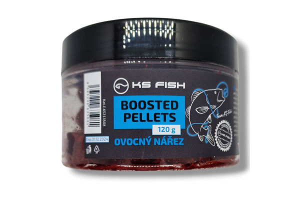 KS Fish Boosted Pellets 120g Ovocný nářez