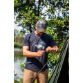 Giants fishing Tričko pánské modré Rybář s kaprem