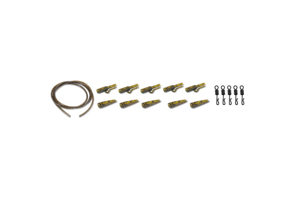 Anaconda Quick Change Safety Lead Clip Kit jungle zelená 5ks Anaconda Quick Change Safety Lead Clip Kit jungle zelená 5ks
