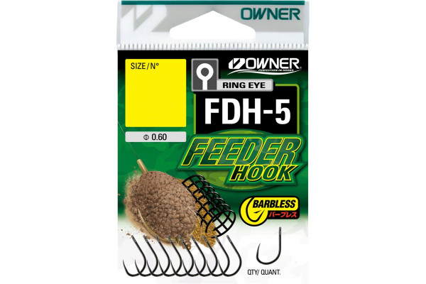 háček OWNER s očkem /10ks/ FDH-5.16: FEEDER HOOK 56945.16
