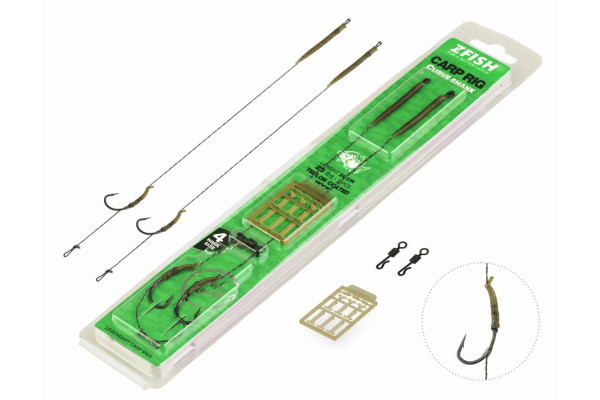 ZFISH Návazec Curve Shank Carp Rig