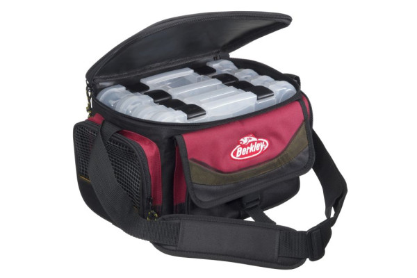 Přívlačová taška Berkley SYSTEM BAG 2015 RED-BLACK M Přívlačová taška Berkley SYSTEM BAG 2015 RED-BLACK M