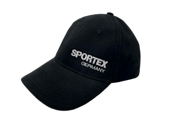 Kšiltovka SPORTEX s logem - černá 2020